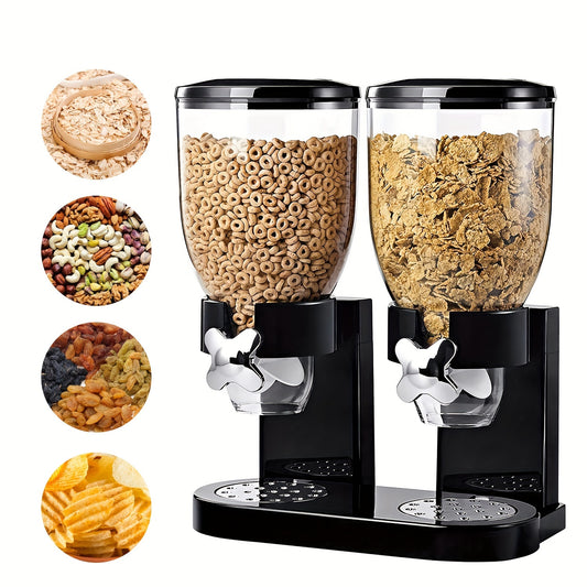 PANCERKA Dual Control Grain Dispenser: Large Capacity, Easy to Use, Suitable for Christmas, Halloween, Easter, Hanukkah, Thanksgiving - Perfect for Cereal, Nuts, Rice, Granola and More