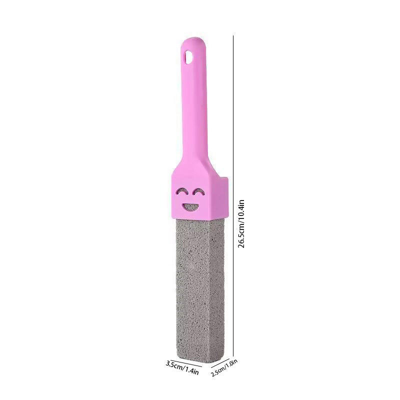 1pc, Pumice Stone Stick With Handle, Toilet Bowl Cleaning Stick, Scouring Stick, To Limescale Stain, Hard Water Rings And Calcium Buildup, Iron For Toilet, Bathroom, Kitchen, Grills, Tile, Cleaning Supplies, Cleaning Tool