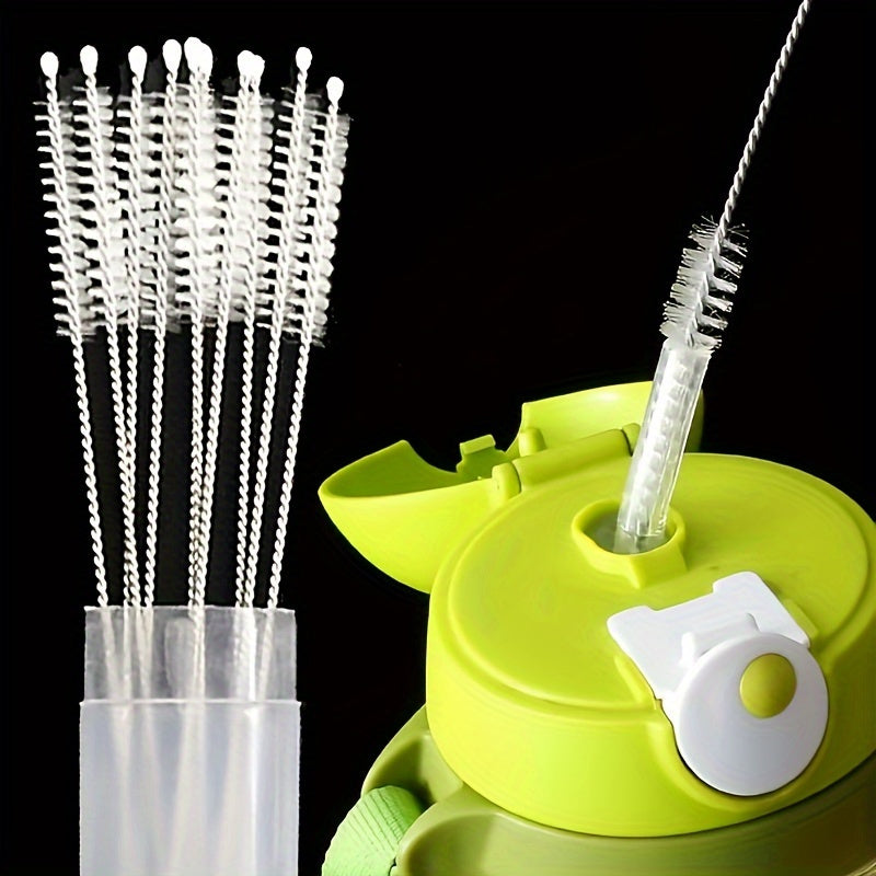 2/5/10pcs Stainless Steel Cleaning Brush Reusable Cleaning Brush Kitchen Supplies - Perfect For Cleaning Glass, Silicone, Metal Straws & More! Easter Gift