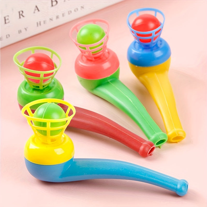 4pcs Mixed Color Suspension Blowing Ball, Party Atmosphere Small Toys Children Small Gifts Holiday Gifts