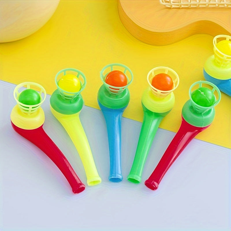 4pcs Mixed Color Suspension Blowing Ball, Party Atmosphere Small Toys Children Small Gifts Holiday Gifts