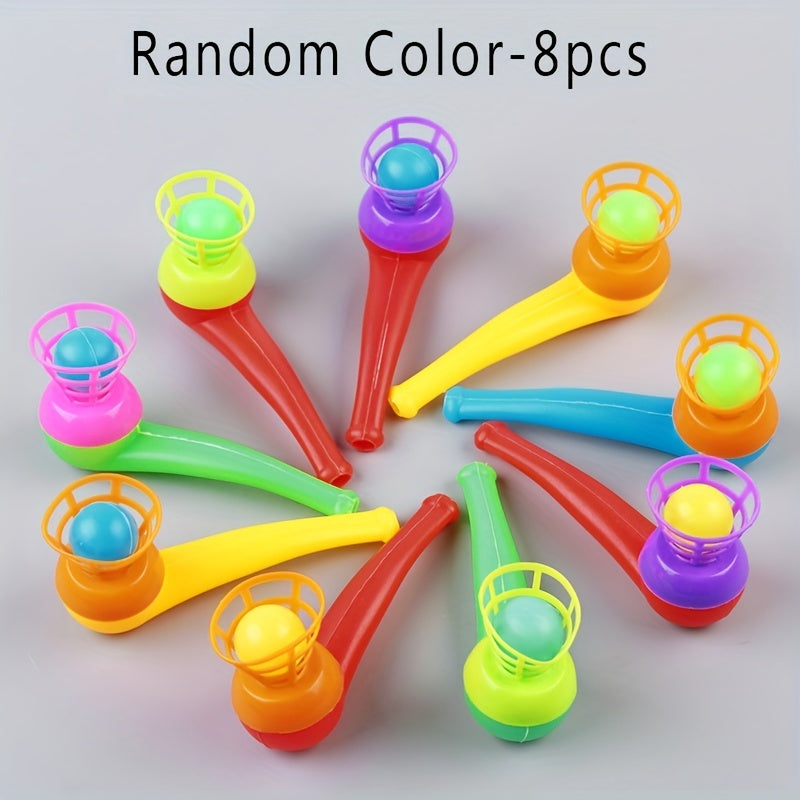 4pcs Mixed Color Suspension Blowing Ball, Party Atmosphere Small Toys Children Small Gifts Holiday Gifts