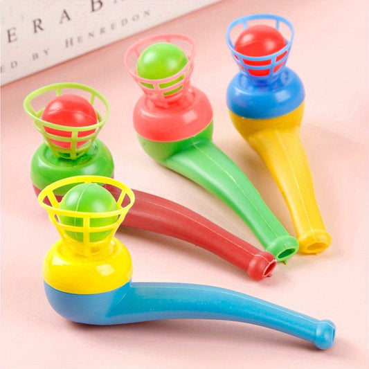 4pcs Mixed Color Suspension Blowing Ball, Party Atmosphere Small Toys Children Small Gifts Holiday Gifts