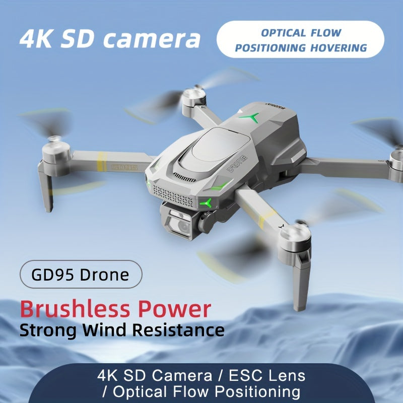 GD95 HD 480P Dual Camera Electric Adjustment Anti-Shake 360 Degree Obstacle Avoidance Four Axis Drone, Air Positioning Hovering, 120 Degree Wide Angle Camera Range, with Mobile Phone APP Real Time Transmission Image, GLOBAL D