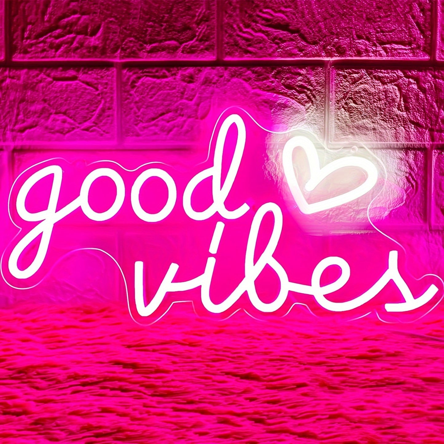 1pc Neon Sign: Warm Yellow & Pink LED Wall Decoration, 39.88cm x 20.07cm, USB Powered, Adjustable Brightness, Perfect for Parties, Weddings, Clubs, Bars, Game Rooms, and Cafes