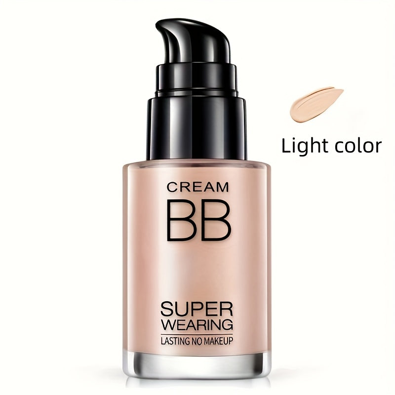 BB Cream Liquid Foundation - Super Wearing, Long-Lasting Flawless Finish, Moisturizing & Isolating, Medium Coverage, Matte Finish for All Skin Types - Ideal Holiday Gift for Women