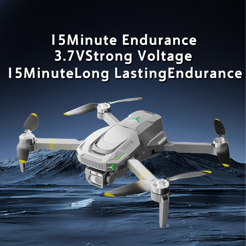 Global Drone GD95 Dual Camera Quadcopter with Optical Flow, WiFi, Follow Me, Obstacle Avoidance & Stable Image - USB Rechargeable 2000mAh Battery, 480P Video, 100m Range, 3m/s Speed, Foldable for Outdoor Adventures, Ideal for