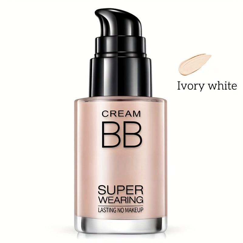 BB Cream Liquid Foundation - Super Wearing, Long-Lasting Flawless Finish, Moisturizing & Isolating, Medium Coverage, Matte Finish for All Skin Types - Ideal Holiday Gift for Women