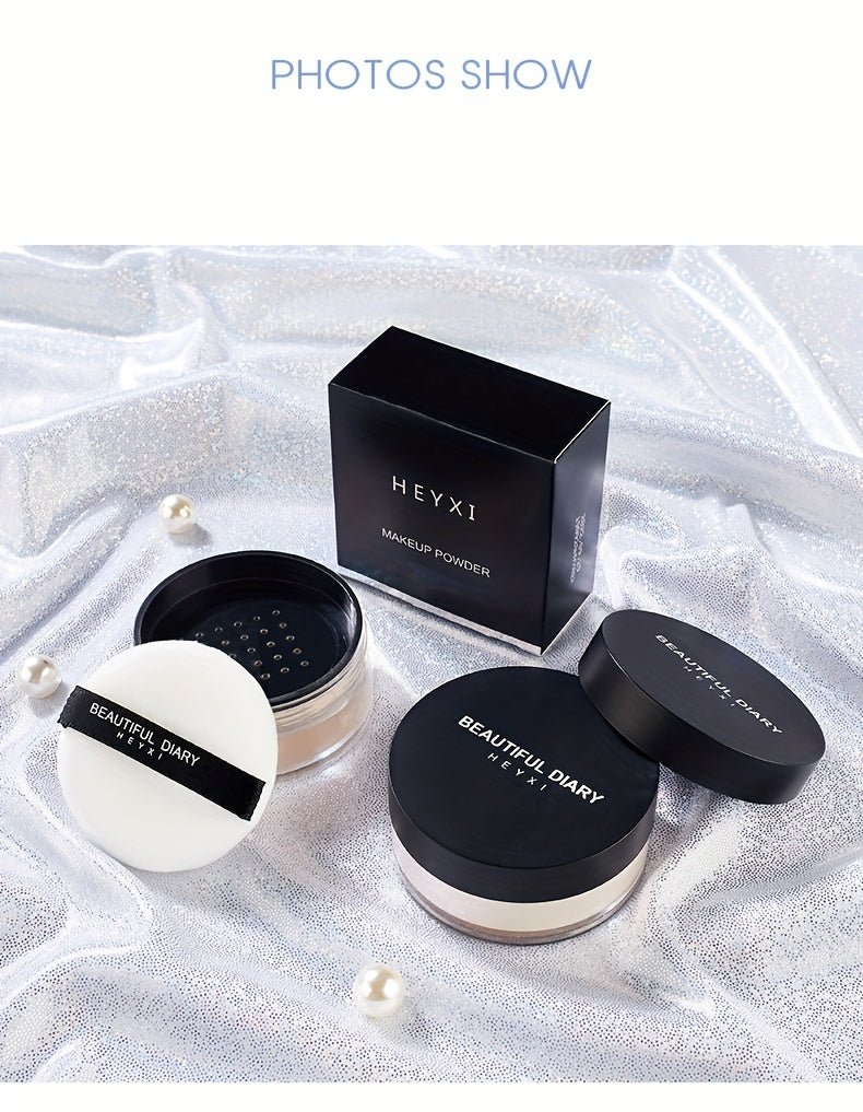 HEYXI Air Makeup Setting Powder Loose Powder Oil Control Capacity Concealer Waterproof Sweat-proof Makeup Holding