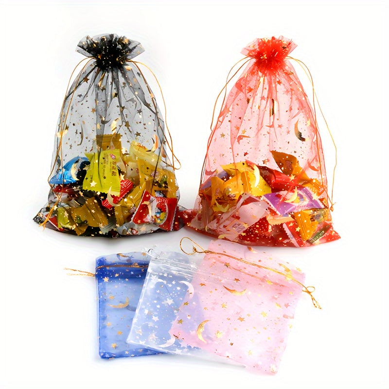 Multi-Purpose Storage Bags: 50 PCS, 5/20/50 PCS, Jewelry Storage, Gift Wrapping, Christmas Gifts, Weddings, Celebrations, Etc. - 9Cm/3.5Inch X 7Cm/2.8Inch, 7X9Cm / 2.8X3.5Inch, 100% Polyester