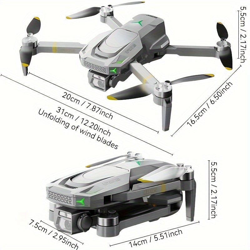 GD95 HD 480P Dual Camera Electric Adjustment Anti-Shake 360 Degree Obstacle Avoidance Four Axis Drone, Air Positioning Hovering, 120 Degree Wide Angle Camera Range, with Mobile Phone APP Real Time Transmission Image, GLOBAL D