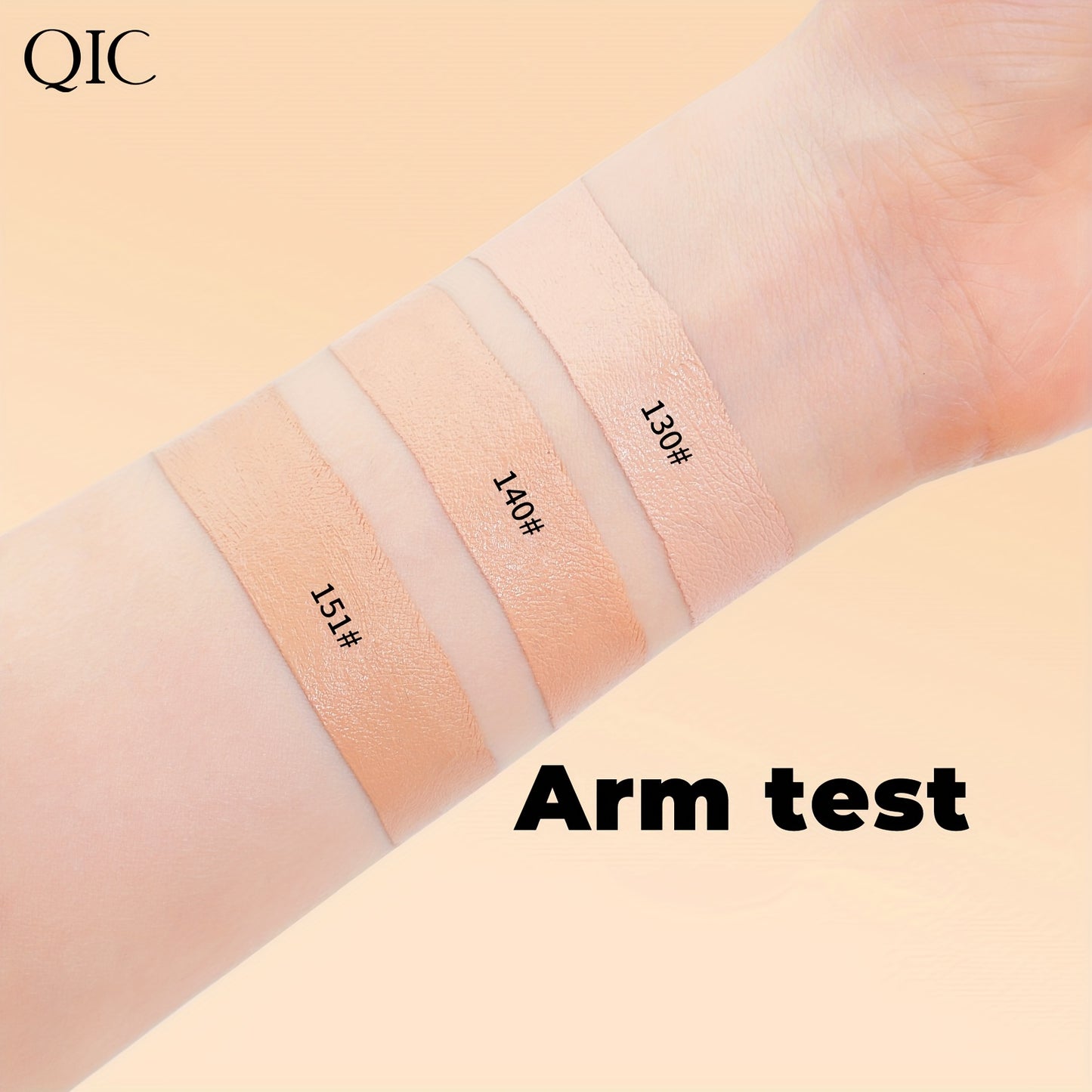 QIC Full Coverage Concealer Cream - Waterproof, Matte Finish for All Skin Tones, Hides Scars & Dark Spots, Long-Lasting, Multi-Color, Plant-Based Formula