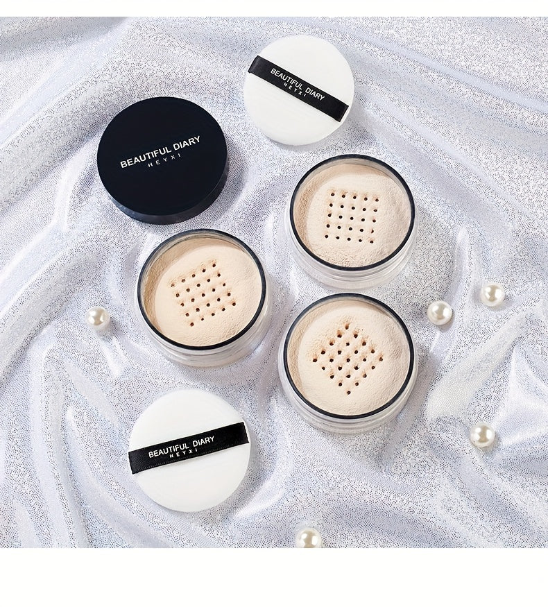 HEYXI Air Makeup Setting Powder Loose Powder Oil Control Capacity Concealer Waterproof Sweat-proof Makeup Holding