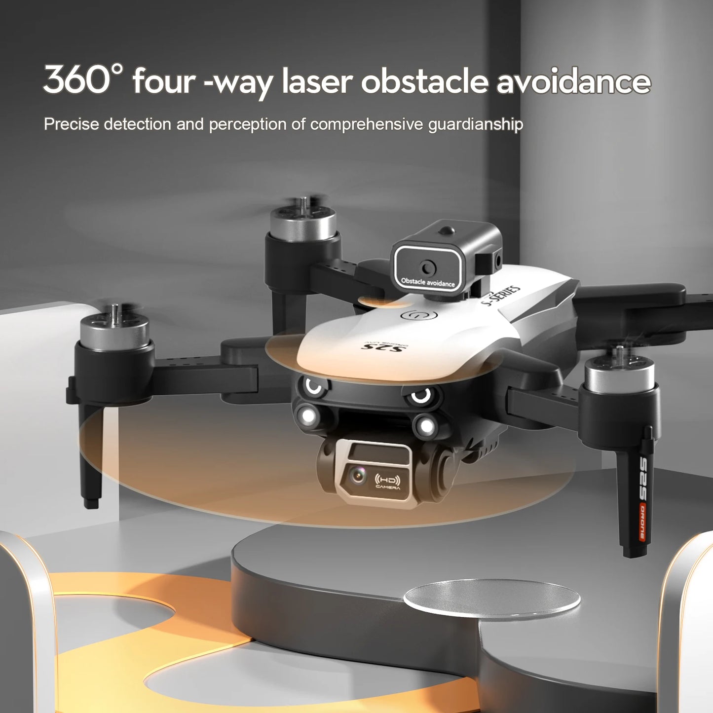 New S2S Mini Drone Profesional 8K HD Camera Fly 25Min Obstacle Avoidance Brushless Foldable Quadcopter Optical Flow RC Dron