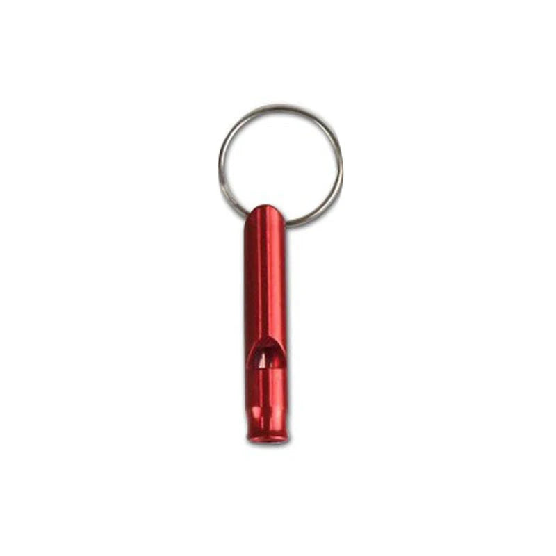 Small Multifunctional Aluminum Emergency Survival Whistle Keychain Camping Hiking Outdoor Tool Training Whistle