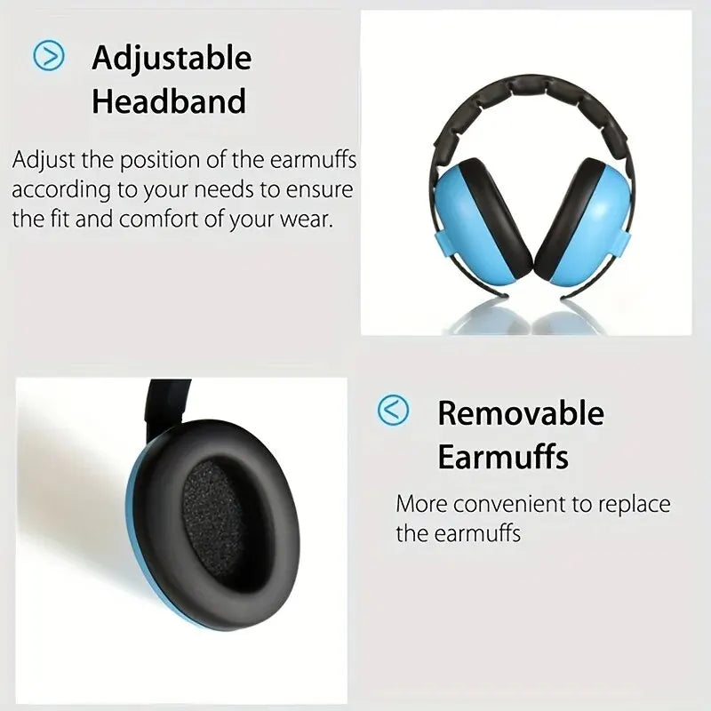 Baby Ears Protection Anti Noise Child Earmuff Children Sleep Ear Stretcher Headphones Sleeping Earplugs 1pc