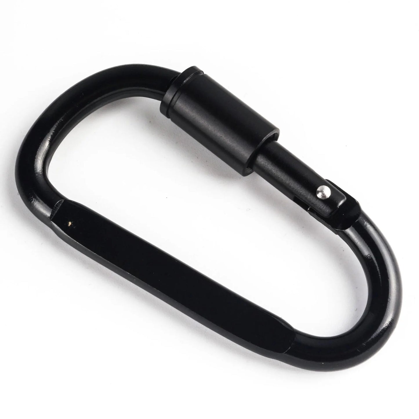 1pcs D Shape Hook Escape Supplies Carabiner Fast Hanging Nut Buckle Rock Outdoor Survival Gear Camp Mountaineering Ring Hook