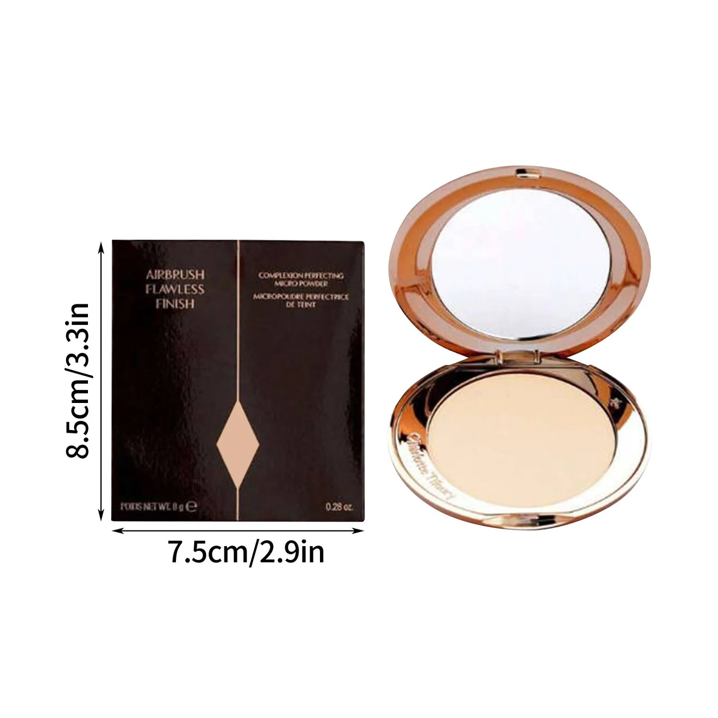 Oil Control Powder Lasting Powder Soft Texture Beauty Tool Women'S Beauty Makeup Concealer Makeup Setting Honey Powder