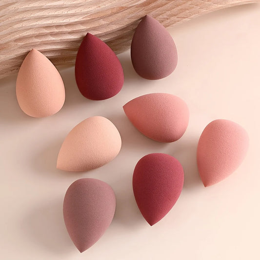 8 pcs Luxurious Beauty Egg Set for Flawless Skin - Includes 3 High-Quality Makeup Sponges for Smooth and Even Application