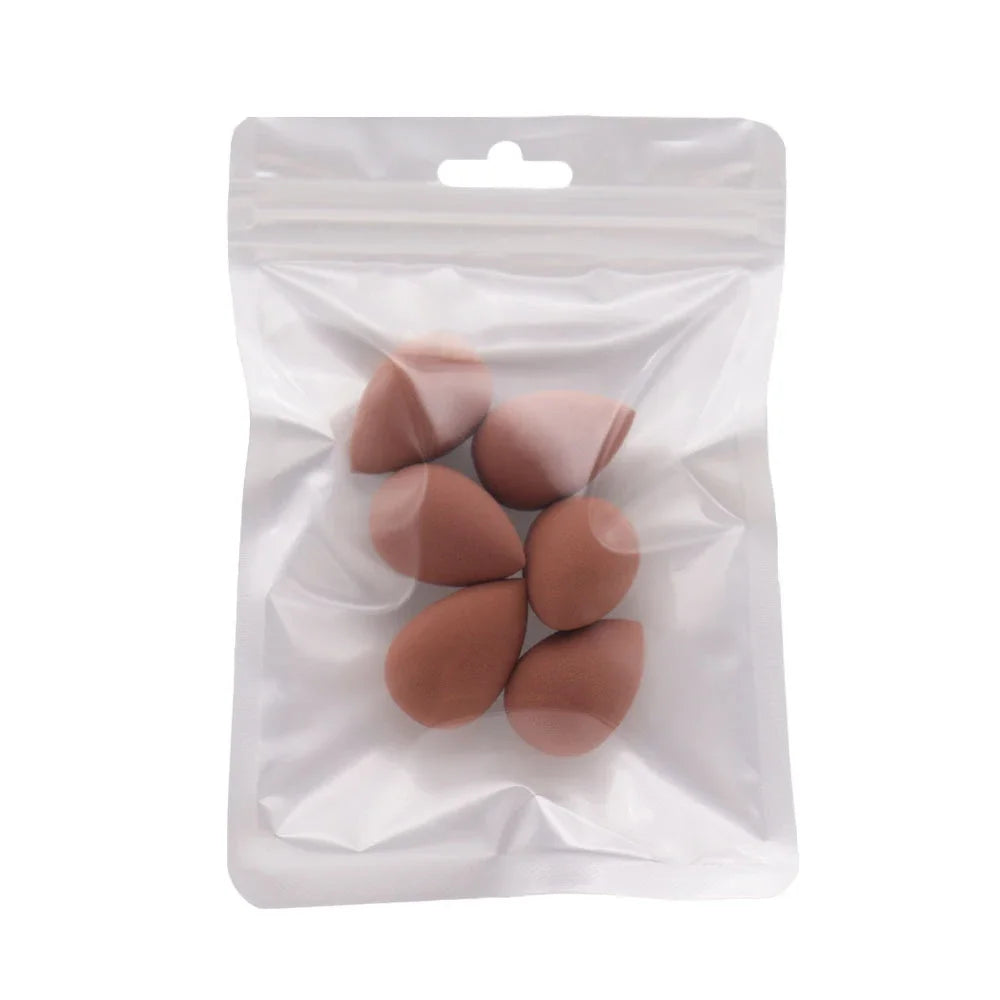 6pcs Mini Makeup Sponge Powder Puff Beauty Sponge for Makeup Concealer Liquid Foundation Face Cosmetic Puff Make Up Sponge Tool