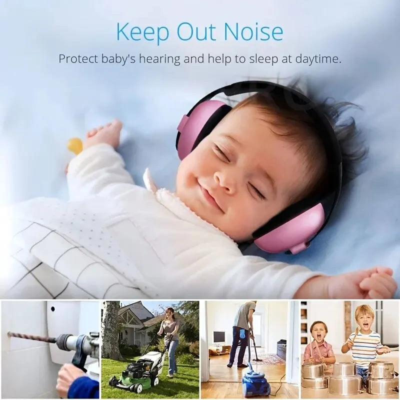 Baby Ears Protection Anti Noise Child Earmuff Children Sleep Ear Stretcher Headphones Sleeping Earplugs 1pc