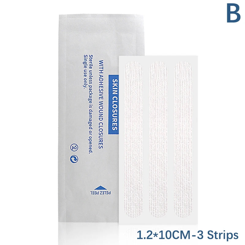 2/3/5 Strip Wound Closure Tape Adhesive Sterile Medical Bandage Strip Skin Repair First Aid Surgical Breathable Tape 10CM