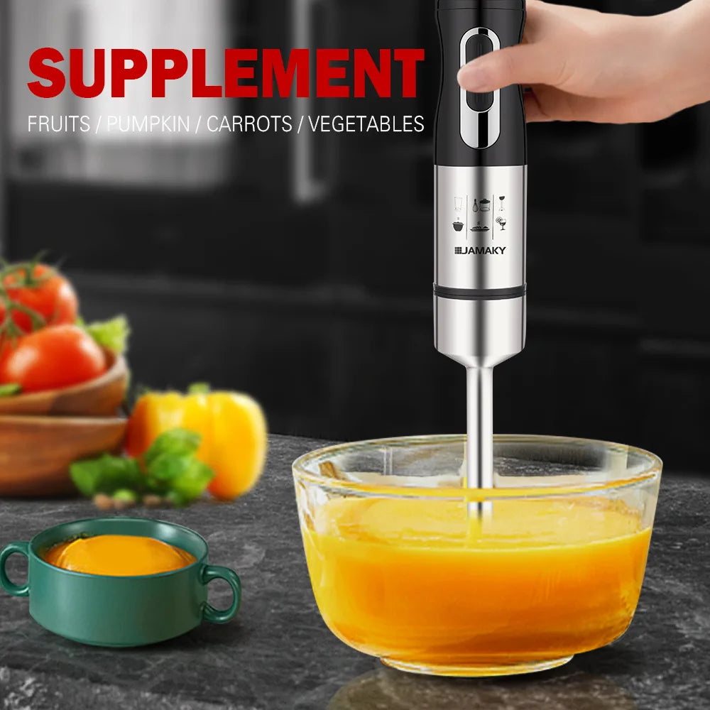 New 2000W High-power Blender Household Multifunctional Handheld Cooking Stick Small Baby Food Maker Meat Grinder Food Processor