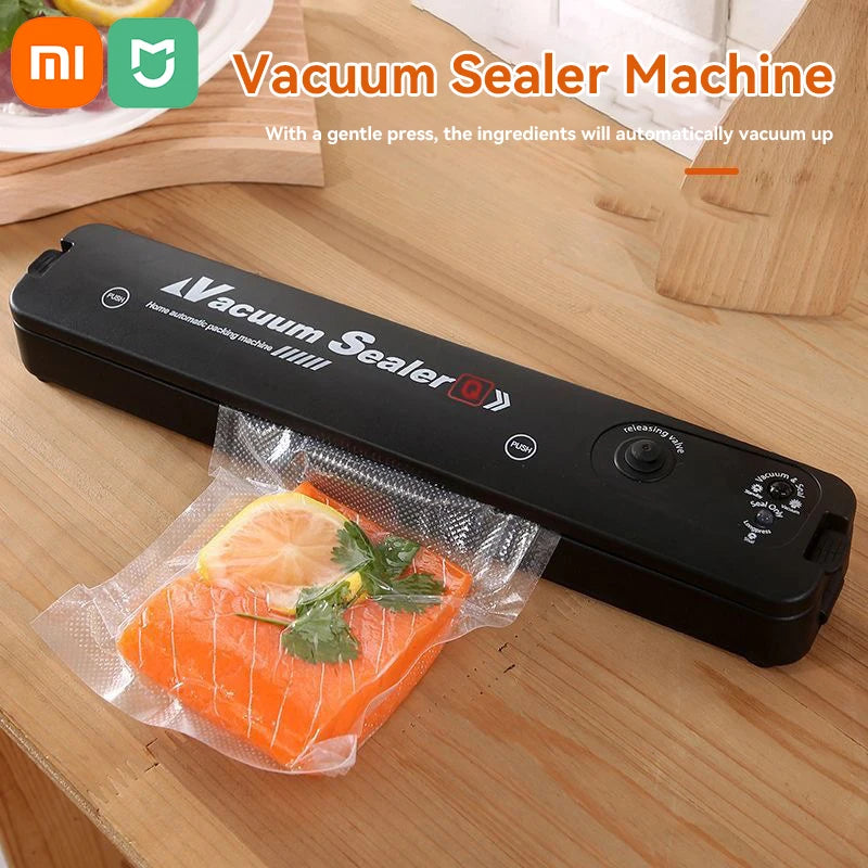 Xiaomi Vacuum Food Sealer Vacuum Sealer Food Storage Plastic Bags Sealer Vacuum Packaging Mini Food Preservation Machine