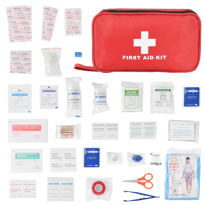 First Aid Kit, Multi-purpose Emergency Medical Portable Medical Bag, Outdoor Multi-functional First Aid Bag Home Emergency Bag