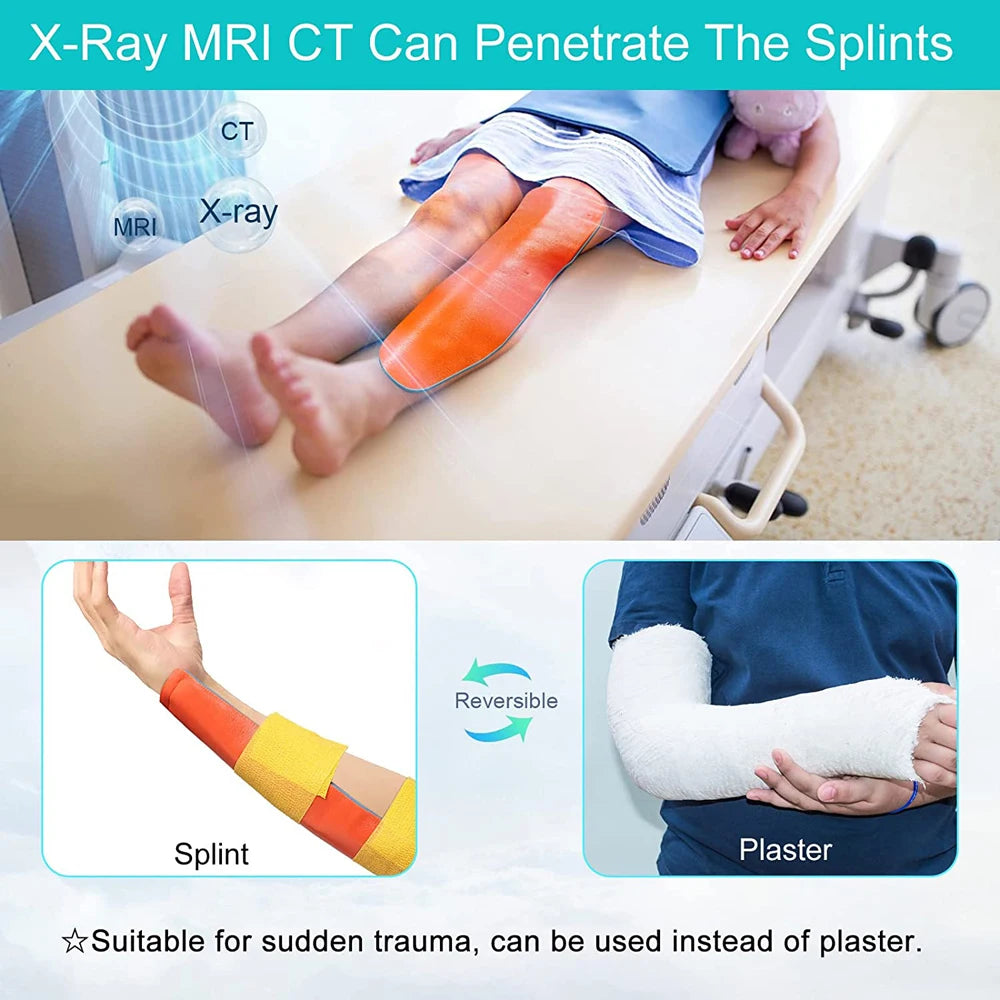 3Size Splint Roll Bandage First Aid Kits Emergency Medical Wrist Fixed Fracture Rescue Protection for Neck Leg Arm Braces Health