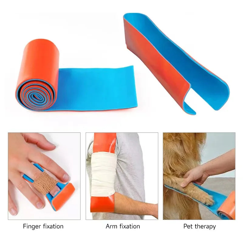 3Size Splint Roll Bandage First Aid Kits Emergency Medical Wrist Fixed Fracture Rescue Protection for Neck Leg Arm Braces Health