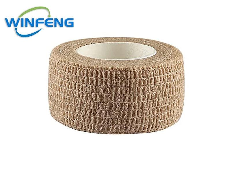 5Pcs Self Adhesive Elastic Bandage First Aid Kit Non-woven Fabric Tape Protective Gear Knee Elbow Support Injury Pad