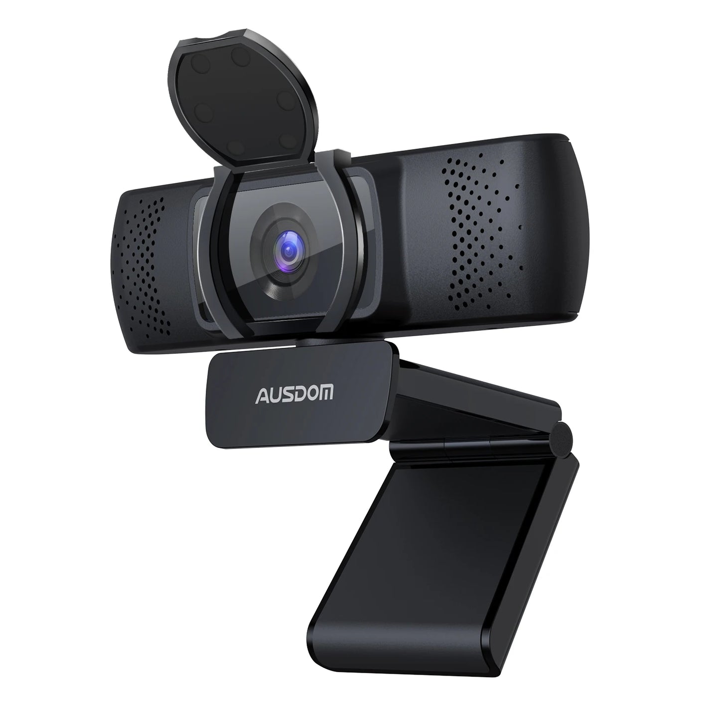 AUSDOM 4K UHD AF640 Autofocus Webcam With Privacy Cover 90° Business Web Camera With Dual Noise Reduction Mics For Windows/Mac