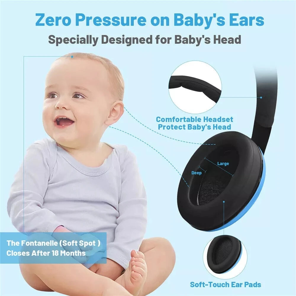 Anti Noise Baby Headphones Children Sleep Ear Stretcher Baby Ears Protection Children Earmuffs Sleeping Earplugs Child Earmuff