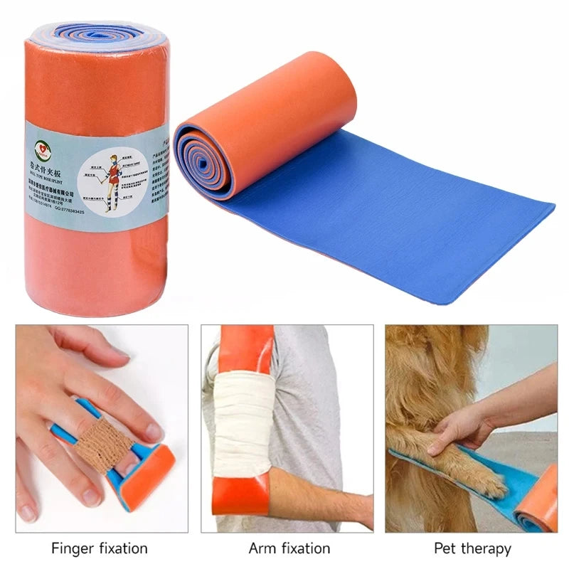 3Size Splint Roll Bandage First Aid Kits Emergency Medical Wrist Fixed Fracture Rescue Protection for Neck Leg Arm Braces Health