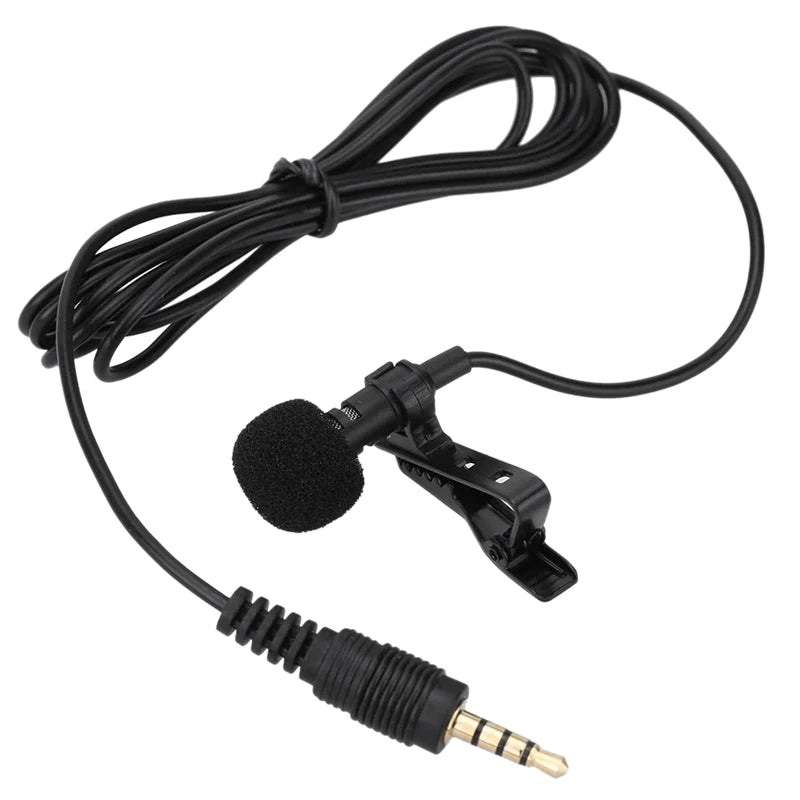 EY-510A Mini Wired Microphone Mic Portable/Clip-On Lapel Lavalier/Hands-Free/3.5Mm Jack Condenser For Iphone Ipad PC