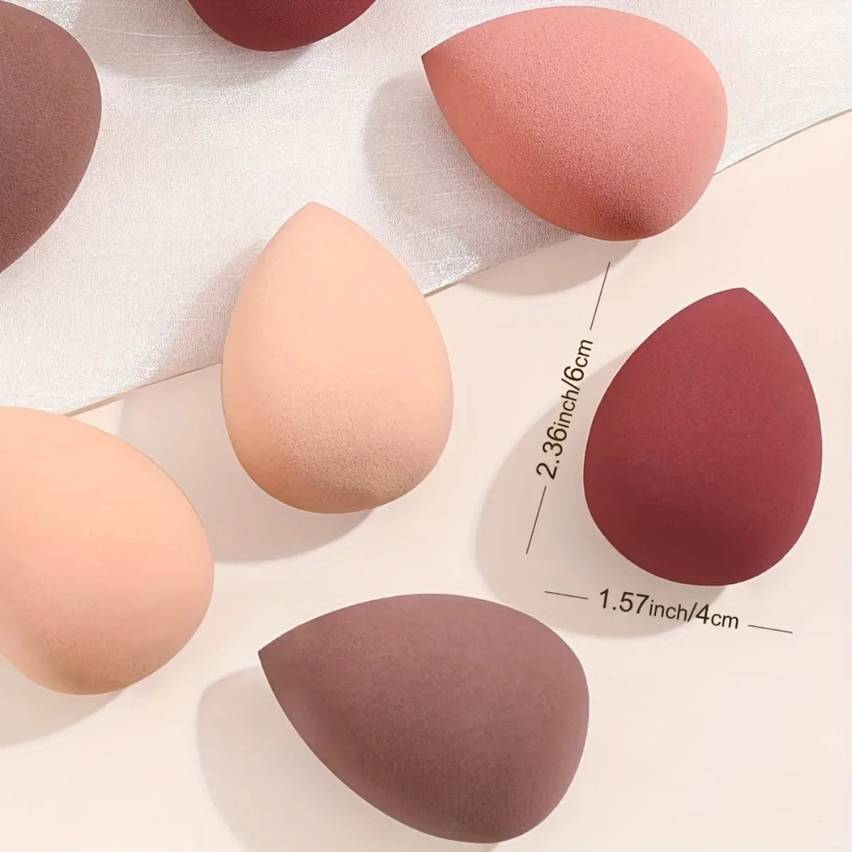 8 pcs Luxurious Beauty Egg Set for Flawless Skin - Includes 3 High-Quality Makeup Sponges for Smooth and Even Application