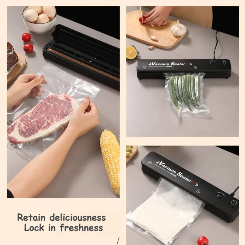 Xiaomi Vacuum Food Sealer Vacuum Sealer Food Storage Plastic Bags Sealer Vacuum Packaging Mini Food Preservation Machine