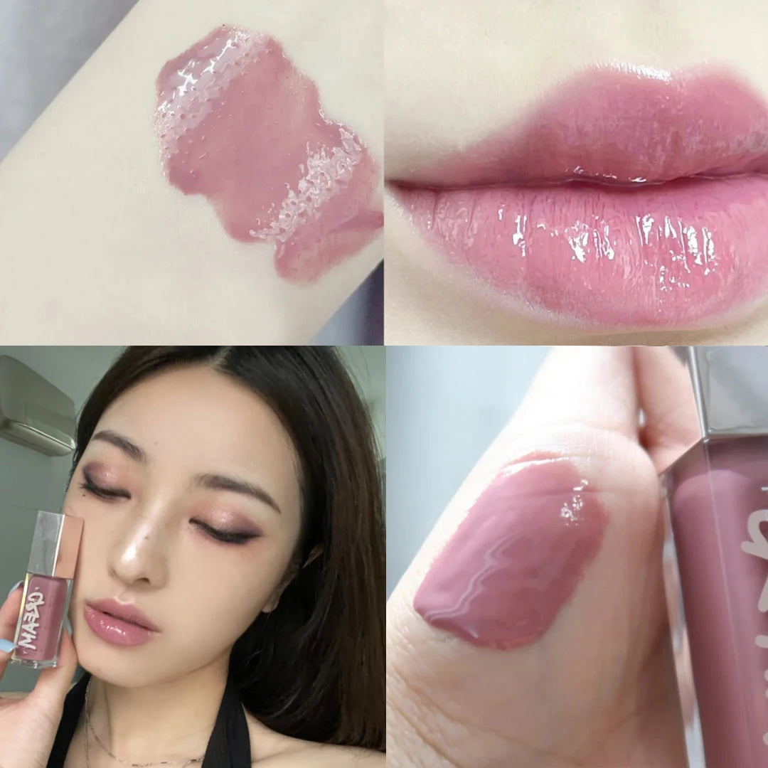 FB Gloss Bomb Cream Color Drip Lip Cream&Heat Makeup Liquid Lipstick Moisturizing Plumper Long Lasting Lipgloss 9ml