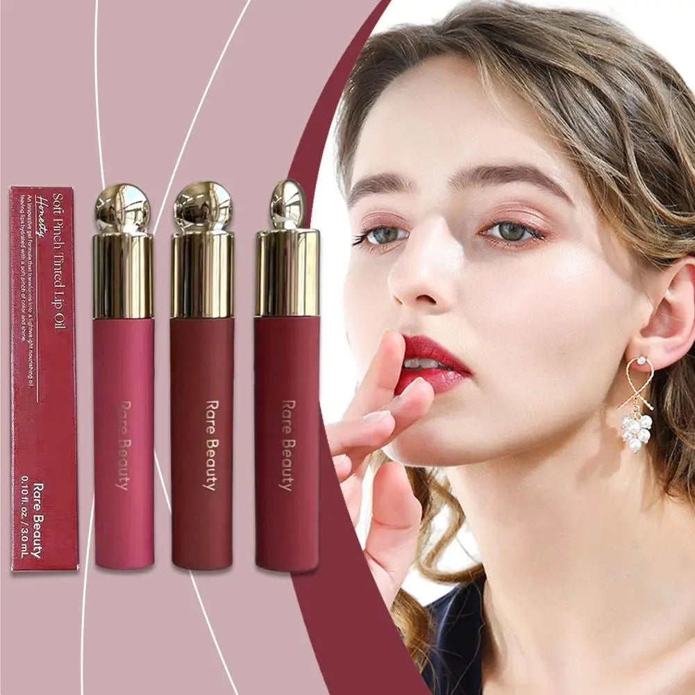 New Lip Gloss Lipstick 3-color Moisturizing Long-lasting Water-locking Liquid Blush Dual-use Lip Glaze Velvet Matte Lipstick