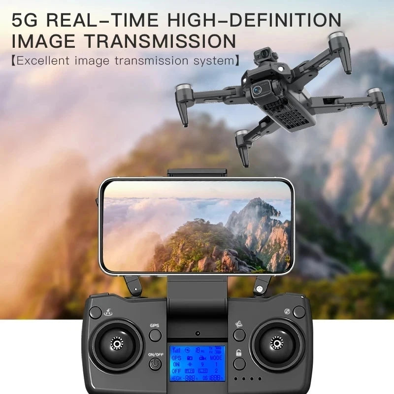 L900 Pro MAX GPS Drone 4K Professional HD Dual Camera 5G Wifi 360° Obstacle Avoidance Brushless Foldable Quadcopter RC Drone Toy