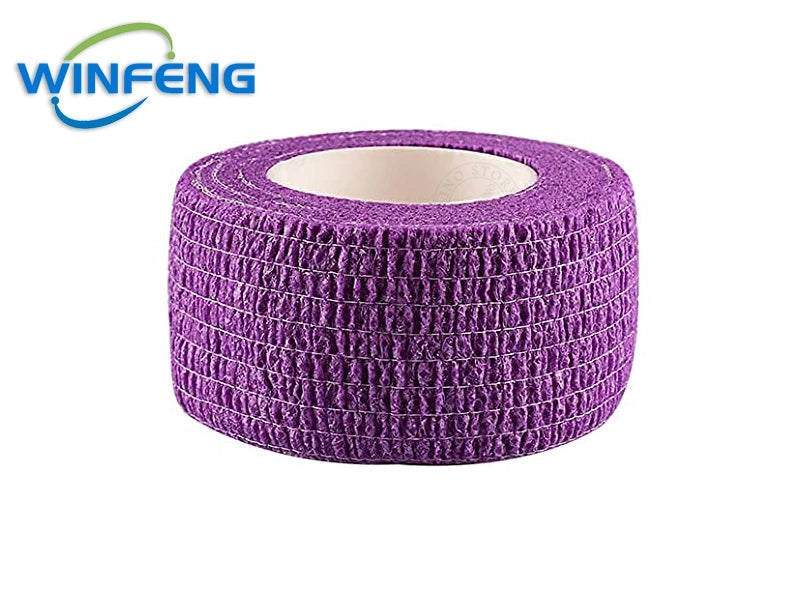 5Pcs Self Adhesive Elastic Bandage First Aid Kit Non-woven Fabric Tape Protective Gear Knee Elbow Support Injury Pad