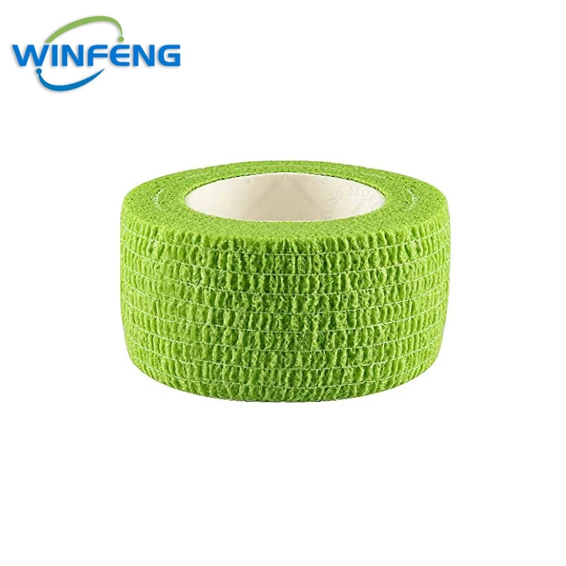 5Pcs Self Adhesive Elastic Bandage First Aid Kit Non-woven Fabric Tape Protective Gear Knee Elbow Support Injury Pad