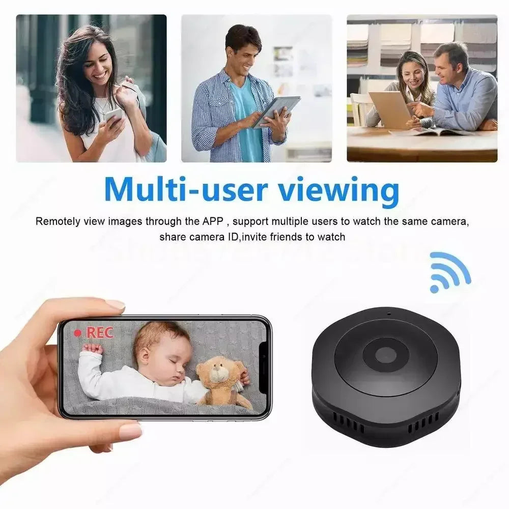 Mini Camera Wifi 4K 1080P HD Night Vision Smart Home IP Webcam Remote Surveillance Micro Camcorders Portable Invisible Cam Espia