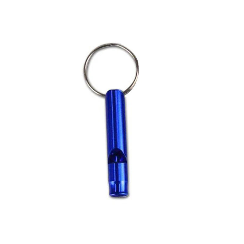 Small Multifunctional Aluminum Emergency Survival Whistle Keychain Camping Hiking Outdoor Tool Training Whistle