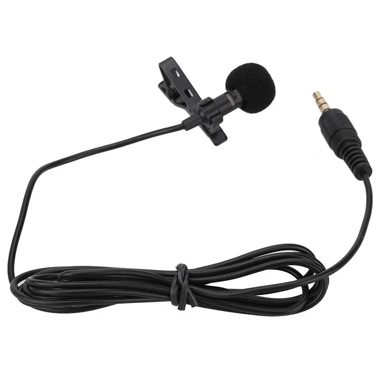 EY-510A Mini Wired Microphone Mic Portable/Clip-On Lapel Lavalier/Hands-Free/3.5Mm Jack Condenser For Iphone Ipad PC