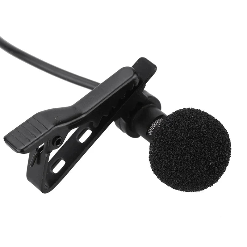 EY-510A Mini Wired Microphone Mic Portable/Clip-On Lapel Lavalier/Hands-Free/3.5Mm Jack Condenser For Iphone Ipad PC