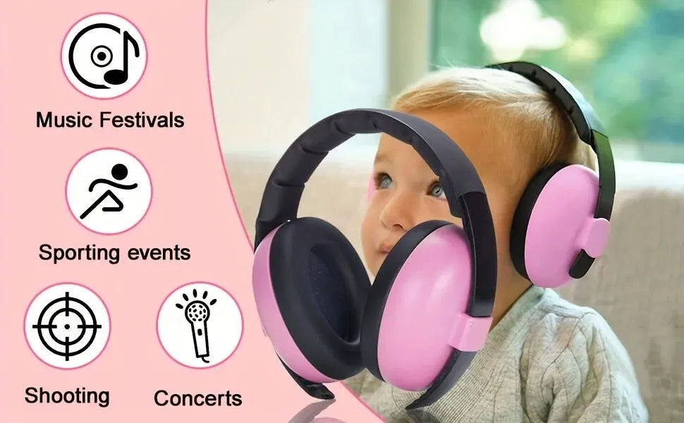 Baby Ears Protection Anti Noise Child Earmuff Children Sleep Ear Stretcher Headphones Sleeping Earplugs 1pc