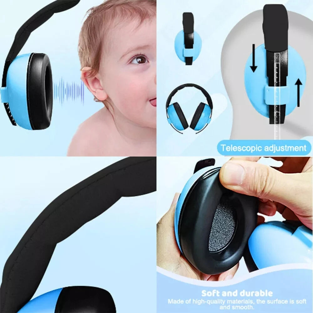 Anti Noise Baby Headphones Children Sleep Ear Stretcher Baby Ears Protection Children Earmuffs Sleeping Earplugs Child Earmuff