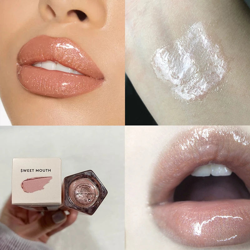 FB Gloss Bomb Cream Color Drip Lip Cream&Heat Makeup Liquid Lipstick Moisturizing Plumper Long Lasting Lipgloss 9ml